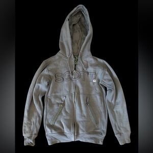 Gray Scott Zip Up Hoodie Women’s XS